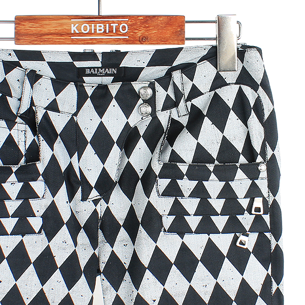 Balmain(�߸�) BM3A219P95 ���� ȭ��Ʈ �÷� ������ ����Ŀ ���� [��������] �̹���2 - ���̺��� �߰���ǰ