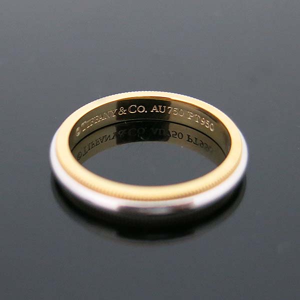 Tiffany(Ƽ�Ĵ�) PT950(�÷�Ƽ��) + 18K ���ο��� �޺� �б׷��� 3MM ���� - 16ȣ [�λ꼾�Һ���] �̹���3 - ���̺��� �߰���ǰ