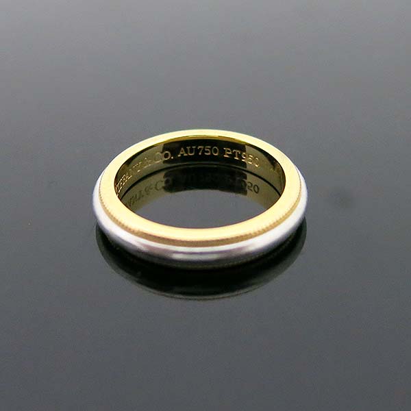 Tiffany(Ƽ�Ĵ�) PT950(�÷�Ƽ��) + 18K ���ο��� �޺� �б׷��� 3MM ���� - 16ȣ [�λ꼾�Һ���] �̹���4 - ���̺��� �߰���ǰ