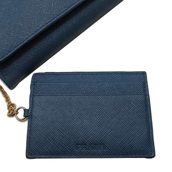 Prada(�����) 1MH132 SAFFIANO METAL BLUETTE  ���ǾƳ� ��Ż ���� ����ΰ� ������ + ����ī������ [��õ��] �̹���4 - ���̺��� �߰���ǰ