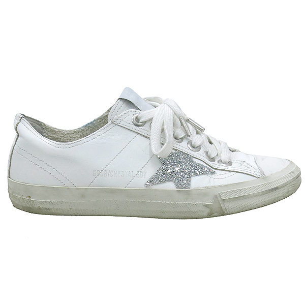 Golden Goose(��籸��) VSTAR2(���̽�Ÿ2) ���ͷκ꽺Ű ����Ƽ�忡��� ũ����Ż ��Ÿ ������ ����Ŀ�� [��������] �̹���5 - ���̺��� �߰���ǰ