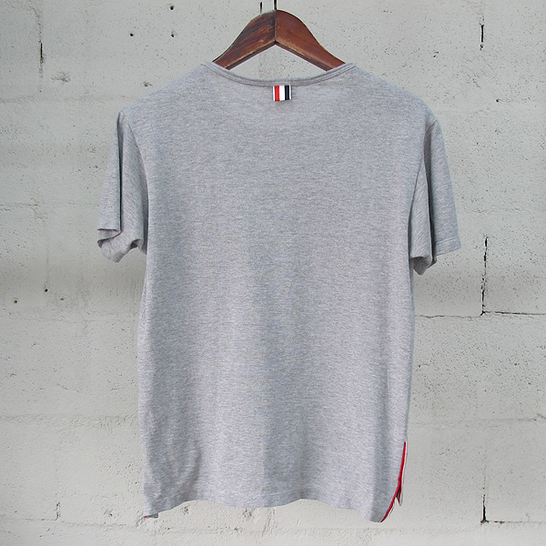 THOM BROWNE(�����) 16SS MJS010E �� 100% �׷��� �÷� ������ ���� ���� Ƽ���� [���빮��] �̹���3 - ���̺��� �߰���ǰ