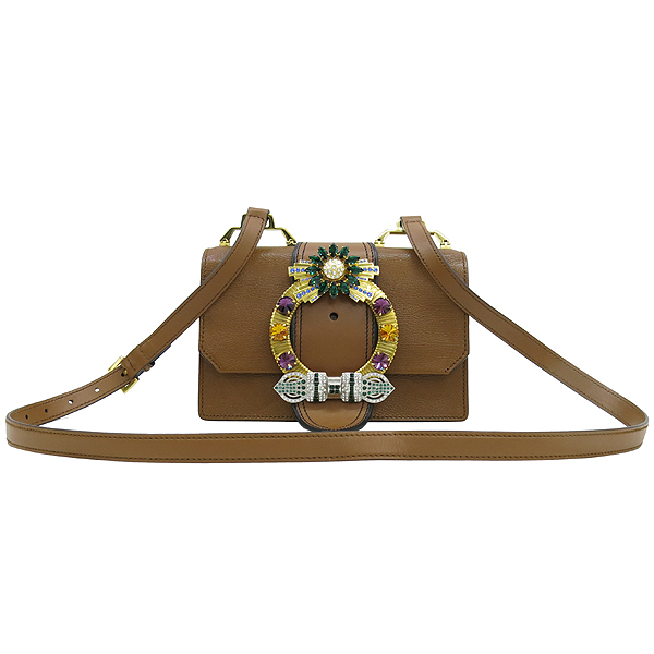 MiuMiu(�̿�̿�) 5BH609 Madras + Soft calf ���� ���� ���� ť�� ��� ũ�ν��� [��������] �̹���2 - ���̺��� �߰���ǰ