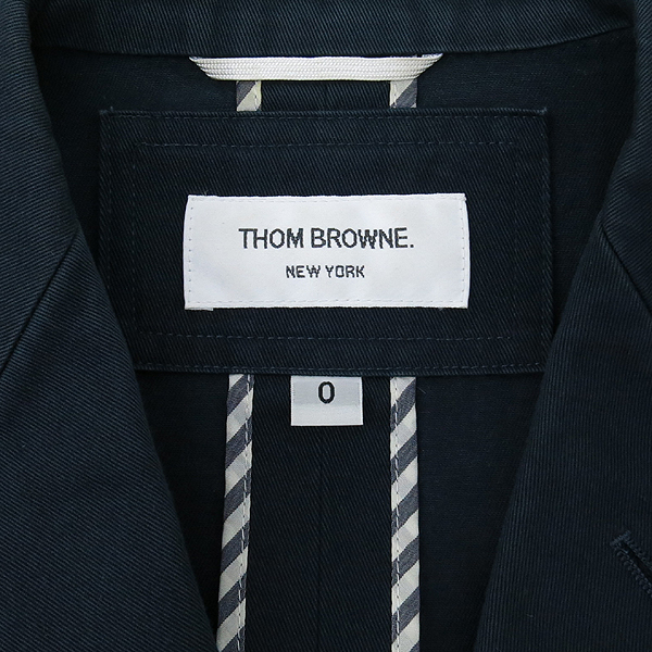 THOM BROWNE(�����) ���� ��Ŀ ��ư ��� �׸� �缱 ������ ���� [��������] �̹���5 - ���̺��� �߰���ǰ