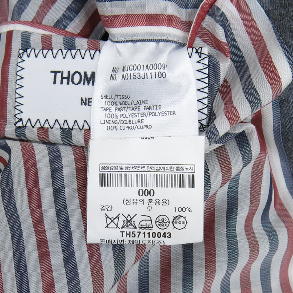 THOM BROWNE(�����) MJC001A 00091 �� ��ư �׷��� �缱 ������ ���� [��������] �̹���5 - ���̺��� �߰���ǰ