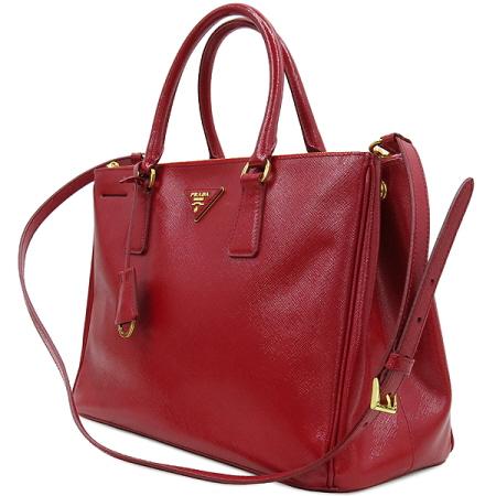 Prada(�����) BN2274 ���� ���� ���ǾƳ� SAFFIANO VERNIC ���� �ﰢ �ΰ� ��� 2WAY [����2] �̹���2 - ���̺��� �߰���ǰ