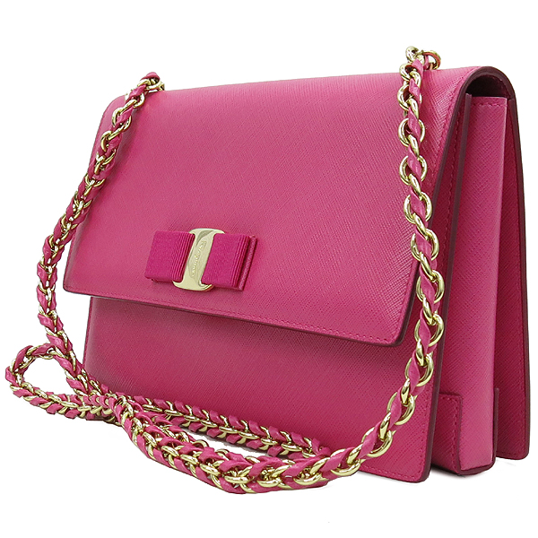 Ferragamo(��󰡸�) 21 E480 ��ũ ���ǾƳ� �ٶ� ����ΰ� ���� �� ��� ���� ü�� ũ�ν��� [��������] �̹���3 - ���̺��� �߰���ǰ