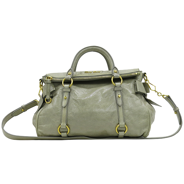 MiuMiu(�̿�̿�) RT0365 ���� �ΰ� ��Ƽ�� �׷��� �÷� VITELLO LUX ������� ��ÿ 2WAY [��������] �̹���2 - ���̺��� �߰���ǰ