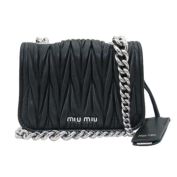 MiuMiu(�̿�̿�) 5BH033 ���� ��Ʋ��� �̴� ���� ü�� ũ�ν��� [�λ꼾�Һ���] �̹���2 - ���̺��� �߰���ǰ