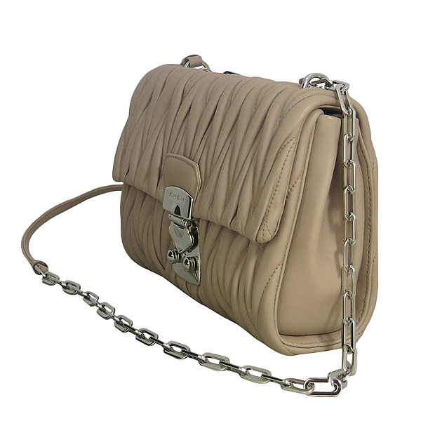 MiuMiu(�̿�̿�) 5BD002 CAMMEO �÷� ��Ʈ��� ü�� ũ�ν��� [���빮��] �̹���3 - ���̺��� �߰���ǰ