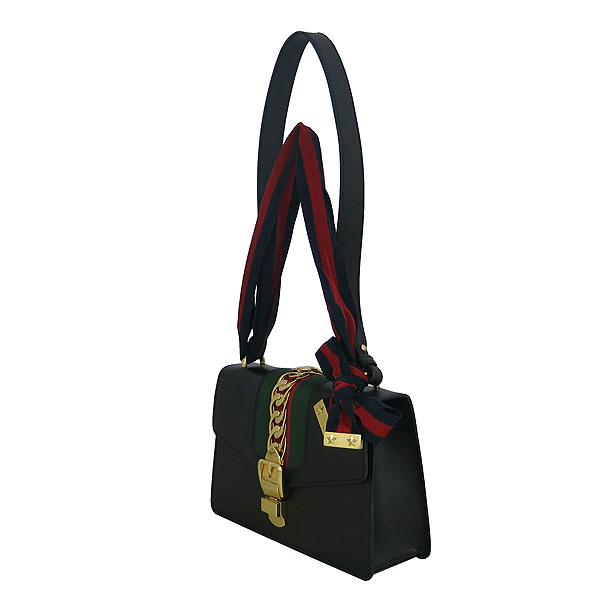 Gucci(����) 421882 Gucci Sylvie �Ǻ� ���� ���� ���� ��Ʈ ��Ʈ�� + ����� [���빮��] �̹���2 - ���̺��� �߰���ǰ