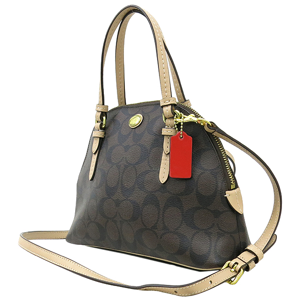 Coach(��ġ) �ñ״�ó ��ũ���� �÷� PVC ���� Ʈ���� ��Ʈ�� + �����Ʈ�� 2WAY [��������] �̹���3 - ���̺��� �߰���ǰ