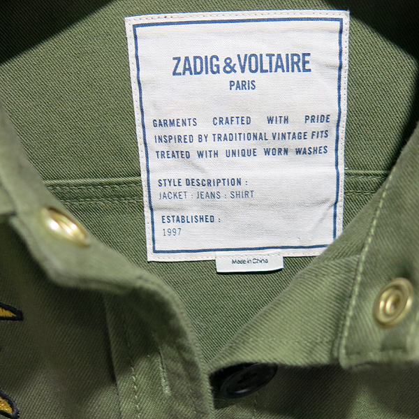 ZADIG&VOLTAIRE(�ڵ񿣺��׸�) �� 100% īŰ �÷� �ξ� ��ġ �ڼ� ��� ������ �߻� ���� [��õ��] �̹���2 - ���̺��� �߰���ǰ