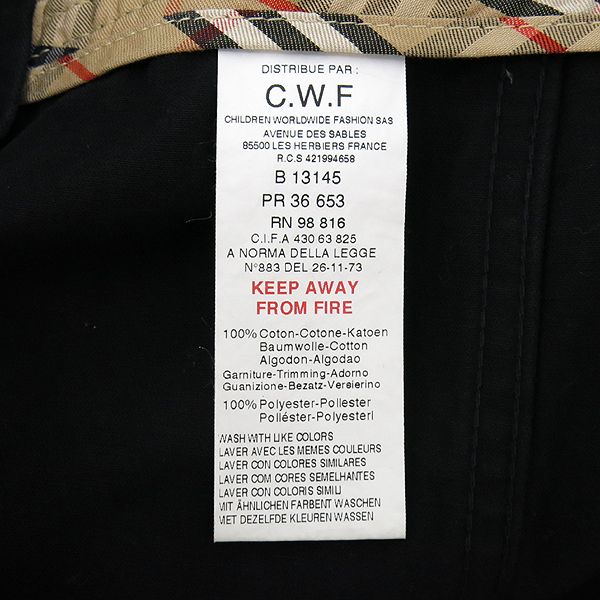 Burberry(������) �Ƶ��� ��ĿƮ (12��) [��������] �̹���6 - ���̺��� �߰���ǰ