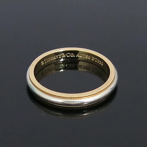 Tiffany(Ƽ�Ĵ�) PT950 �÷�Ƽ����� + 18K ���ο��� �޺� �б׷��� 3MM ����-22ȣ [���빮��] �̹���3 - ���̺��� �߰���ǰ