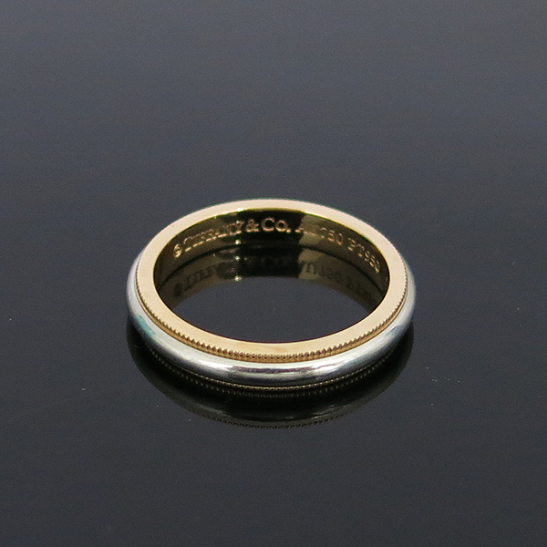 Tiffany(Ƽ�Ĵ�) PT950 �÷�Ƽ����� + 18K ���ο��� �޺� �б׷��� 3MM ����-14ȣ [���빮��] �̹���3 - ���̺��� �߰���ǰ