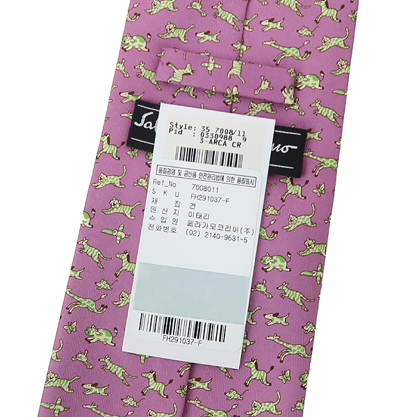 Ferragamo(��󰡸�) 100% ��ũ ��Ÿ�� [��������] �̹���5 - ���̺��� �߰���ǰ