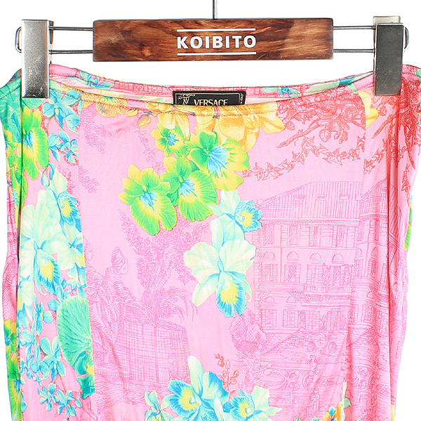 Versace(������ü) 100% ���ڽ� ��ũ �÷� �ö�� ������ ��ĿƮ [��������] �̹���2 - ���̺��� �߰���ǰ