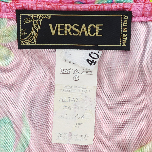 Versace(������ü) 100% ���ڽ� ��ũ �÷� �ö�� ������ ��ĿƮ [��������] �̹���4 - ���̺��� �߰���ǰ