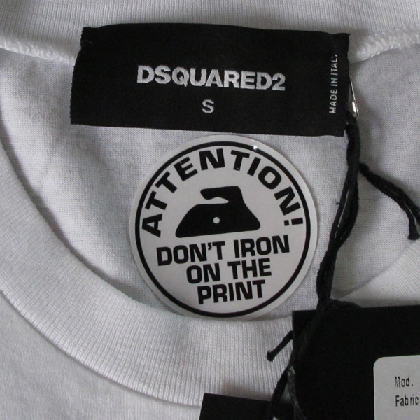 DSQUARED2 (�������2) S74GD0104 �����÷��� ȭ��Ʈ�÷� ������ ���� Ƽ [�뱸�ݿ��纻��] �̹���4 - ���̺��� �߰���ǰ