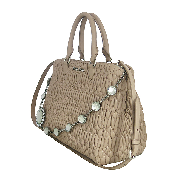 MiuMiu(�̿�̿�) 5BA958 ��Ʈ��� ���� ũ����Ż 2WAY [���빮��] �̹���3 - ���̺��� �߰���ǰ