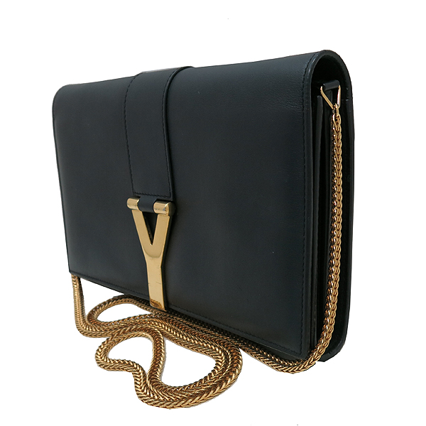 YSL(�Ի��ζ�) 348117 Y�ΰ� SOFT CALF ���� �÷� ���� ü�� �̴� Ŭ��ġ �� ũ�ν��� [��õ��] �̹���3 - ���̺��� �߰���ǰ