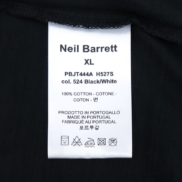 NEIL BARRETT(�ҹٷ�) PBJT444A ������ ������ ���� Ƽ [��������] �̹���6 - ���̺��� �߰���ǰ