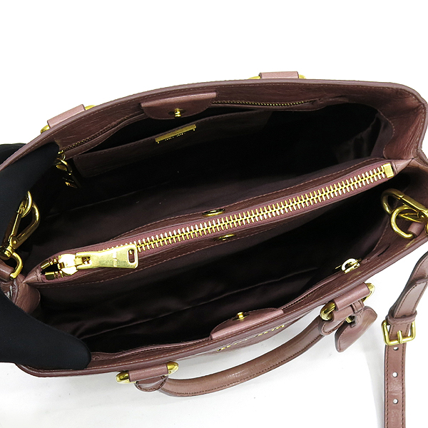 MiuMiu(�̿�̿�) RN1092 ��ũ ���� ���ڷ� ���� ���� �ΰ� ��Ʈ�� + �����Ʈ�� 2WAY [��������] �̹���5 - ���̺��� �߰���ǰ