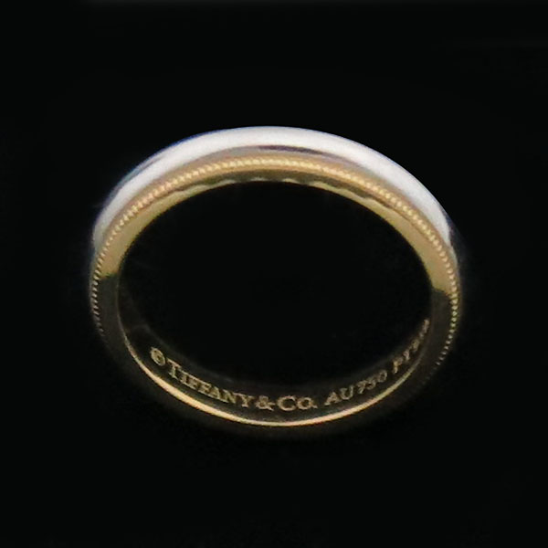 Tiffany(Ƽ�Ĵ�) PT950(�÷�Ƽ��) + 18K ���ο��� �޺� �б׷��� 3MM ���� - 13ȣ [�λ꼾�Һ���] �̹���3 - ���̺��� �߰���ǰ