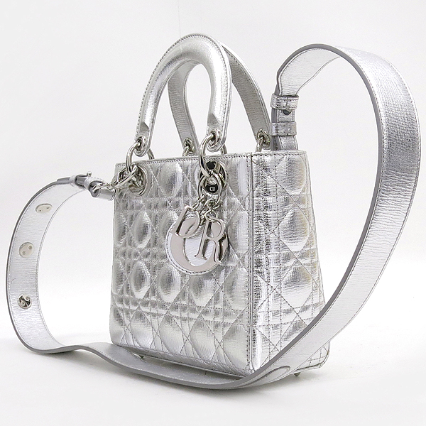 Dior(ũ����î���) M0532PNFA M090 �ǹ��׷��� ��Ż�� �÷� ���÷��� My Lady Dior ���� ���̵� ���  �̴� ��Ʈ�� + �����Ʈ�� 2WAY [�÷����� �����÷���] [��������] �̹���3 - ���̺��� �߰���ǰ
