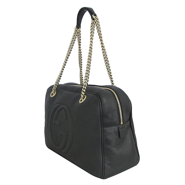 Gucci(����) 353126 ���� ���� SOHO(��ȣ) ���ͷ�ŷ �ΰ� CALF ���� ü�� ����� [���빮��] �̹���3 - ���̺��� �߰���ǰ