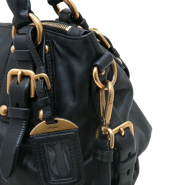 Prada(�����) BR4281 SOFTCALF NERO ����Ʈ ī����Ų ���� ����ΰ� ��Ʈ�� + �����Ʈ�� 2WAY [��õ��] �̹���3 - ���̺��� �߰���ǰ