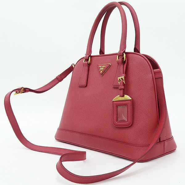 Prada(�����) 1BA567 SAFFIANO LUX FUOCO ���ǾƳ� ���� ��ũ ����ΰ� ��Ʈ�� + �����Ʈ�� 2WAY [��������] �̹���3 - ���̺��� �߰���ǰ