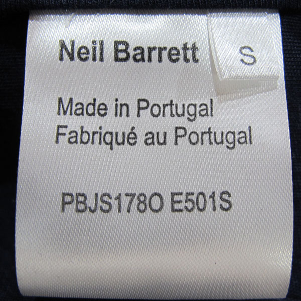 NEIL BARRETT(�ҹٷ�) PBJS1780 ����Ʈ�� ��Ʈ ���̺� �÷� �׿����� ������ �ĵ� Ƽ [���빮��] �̹���4 - ���̺��� �߰���ǰ