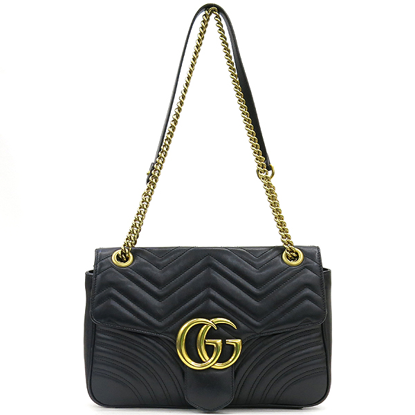 Gucci(����) 443496 ���� Marmont ����Ʈ �̵�� ��Ʋ�� ����� ��Ʈ��Ƽġ GG ����ΰ� �� ��� ü�� �÷� ����� [��������] �̹���2 - ���̺��� �߰���ǰ