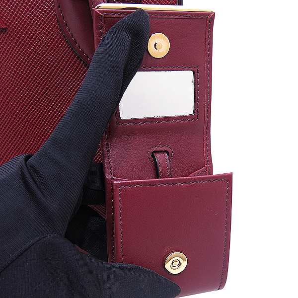 Prada(�����) 1BA156 CERISE ���ǵ� �÷� ���ǾƳ� ���� ���ũ�� �ΰ� ��Ʈ�� + ��Ʈ�� 2WAY [��õ��] �̹���5 - ���̺��� �߰���ǰ