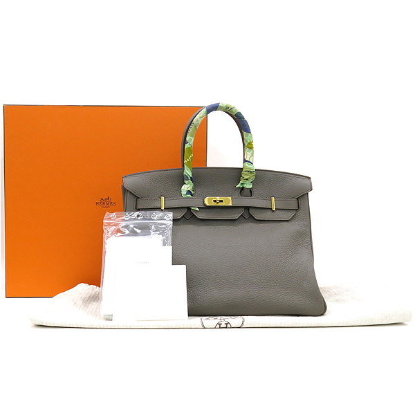 Hermes(޽) H025791CC8F BIRKIN Ų 35 ETAIN  ũ ׷÷ TAURILLON CLEMENCE 丮 Ŭ Ż   Ʈ + ũ 100% ڵ齺īĿ []