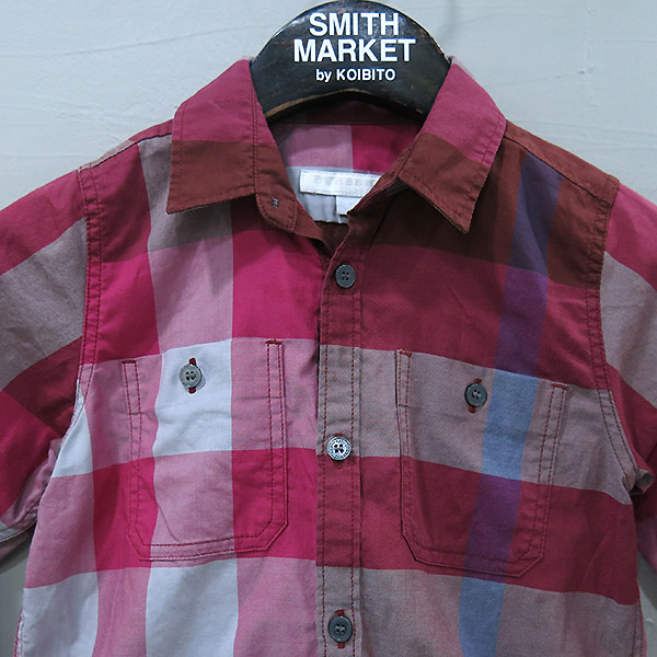 Burberry(������) 3975721 CHILDREN(ĥ�己) ��ũ üũ �Ƶ��� ���� ���� - 4Y [�λ꼾�Һ���] �̹���2 - ���̺��� �߰���ǰ