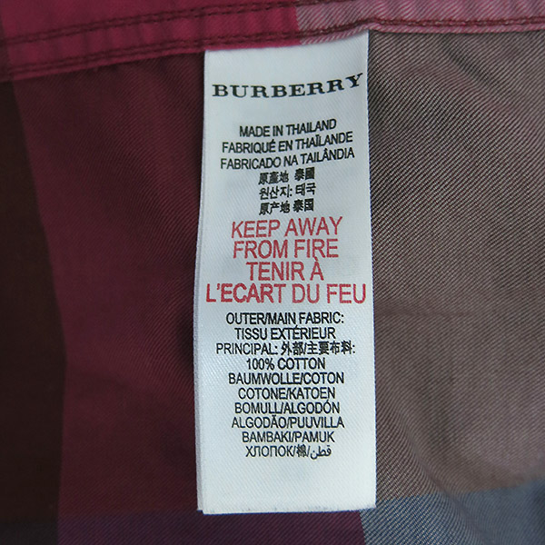 Burberry(������) 3975721 CHILDREN(ĥ�己) ��ũ üũ �Ƶ��� ���� ���� - 4Y [�λ꼾�Һ���] �̹���5 - ���̺��� �߰���ǰ