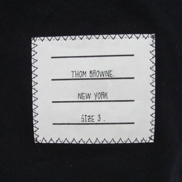 THOM BROWNE(�����) MJU490A �� 100% ���̺� �÷� �缱 ���� ������ ���� [�뱸�ݿ��纻��] �̹���4 - ���̺��� �߰���ǰ