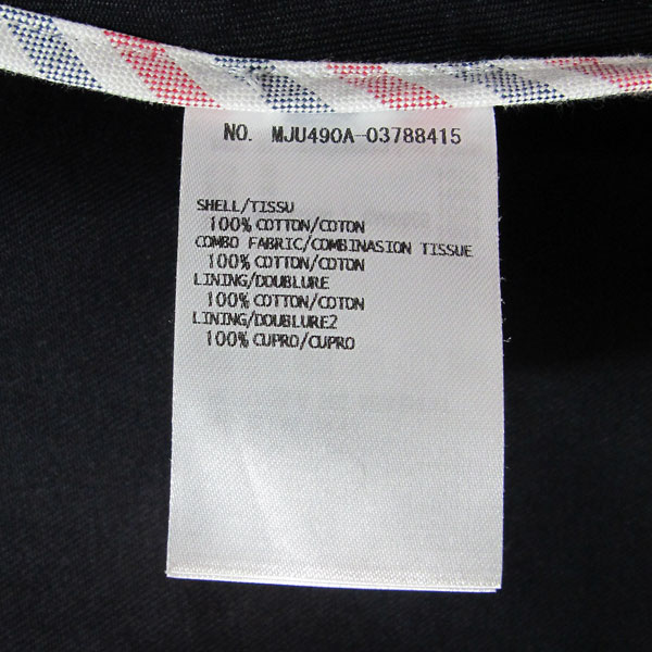 THOM BROWNE(�����) MJU490A �� 100% ���̺� �÷� �缱 ���� ������ ���� [�뱸�ݿ��纻��] �̹���5 - ���̺��� �߰���ǰ