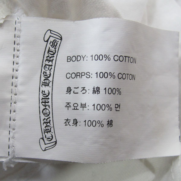 Chrome Hearts(ũ������) ȭ��Ʈ �÷� �ΰ� ������ ������ ���� Ƽ���� [���빮��] �̹���4 - ���̺��� �߰���ǰ