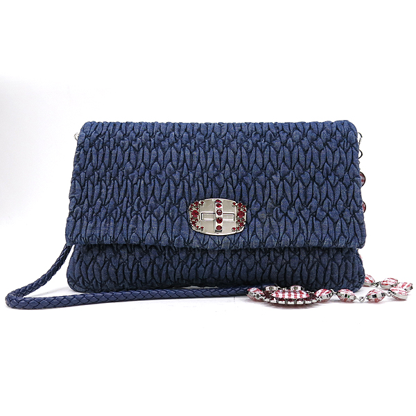 MiuMiu(�̿�̿�) RP0169 ���� ũ����Ż ü�� Ŭ��ġ �� ü�� 2WAY [��������] �̹���2 - ���̺��� �߰���ǰ