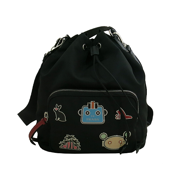 Prada(�����) 1BH097 ���� �к긯 ĳ���� ��� �ﰢ ���� �ΰ� ��� ��Ŷ ����� 2WAY [�뱸��������] �̹���2 - ���̺��� �߰���ǰ