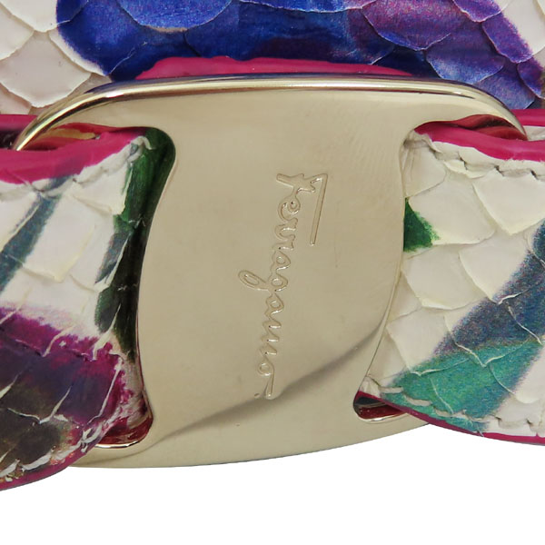 Ferragamo(��󰡸�) 21 G928 �ö�� ���� ���� ������ ����Ż VARA �ٶ� �̴� �÷� ����� + ����ü�ν�Ʈ�� [�����] �̹���3 - ���̺��� �߰���ǰ