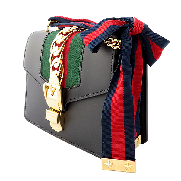 Gucci(����) 431666 �����÷� ���� Sylvie �Ǻ� �̴� ��� ü�� ��� ũ�ν��� + ������Ʈ�� 2WAY [�����] �̹���3 - ���̺��� �߰���ǰ