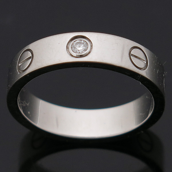 Cartier(��쿡) B4050548 18K ȭ��Ʈ��� �̴� ���긵 1����Ʈ ���̾� ����-48ȣ [��õ��] �̹���2 - ���̺��� �߰���ǰ