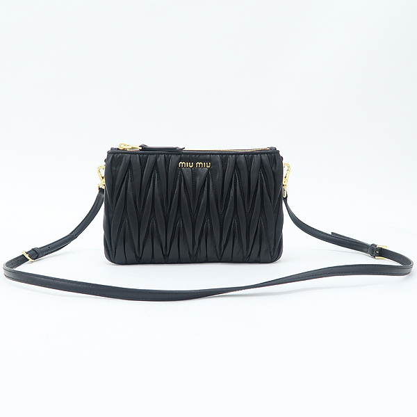 MiuMiu(�̿�̿�) 5BH057 NERO �÷� ���� ���� ũ�ν��� [��������] �̹���2 - ���̺��� �߰���ǰ