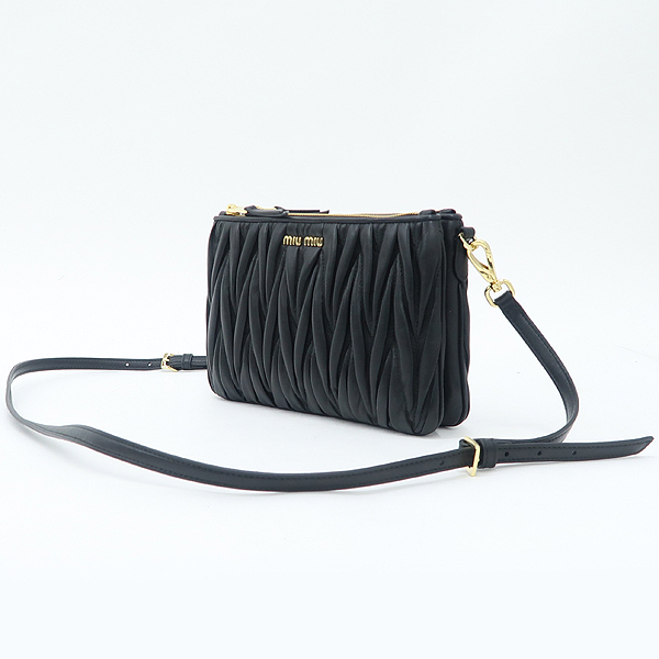 MiuMiu(�̿�̿�) 5BH057 NERO �÷� ���� ���� ũ�ν��� [��������] �̹���3 - ���̺��� �߰���ǰ