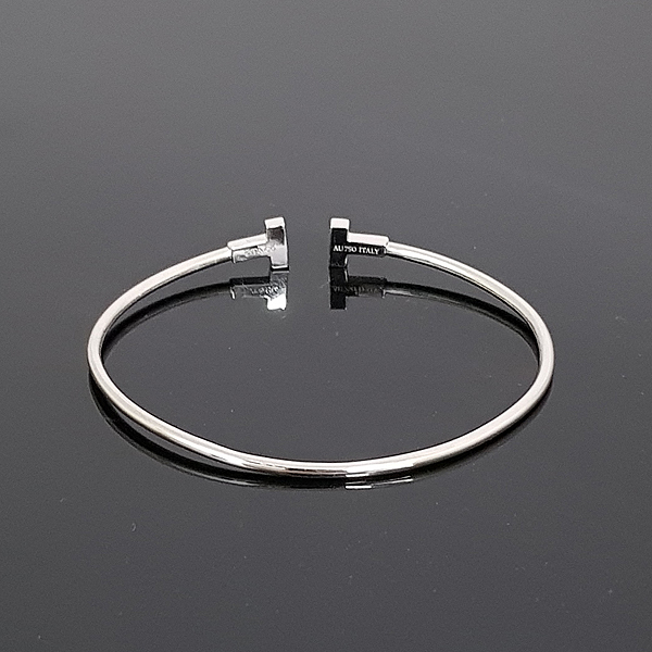 Tiffany(Ƽ�Ĵ�) 18K ȭ��Ʈ ��� T �׷ο� ���̾� M������ �극�̽��� [���빮��] �̹���3 - ���̺��� �߰���ǰ